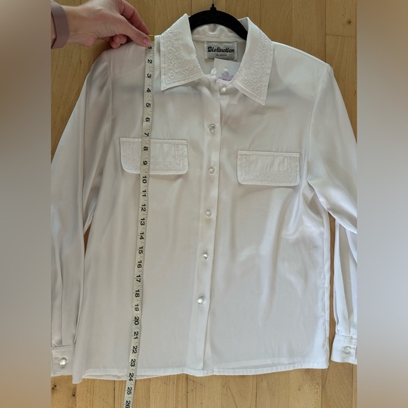Distinction Vintage white button down shirt fisherman core - Picture 5 of 8